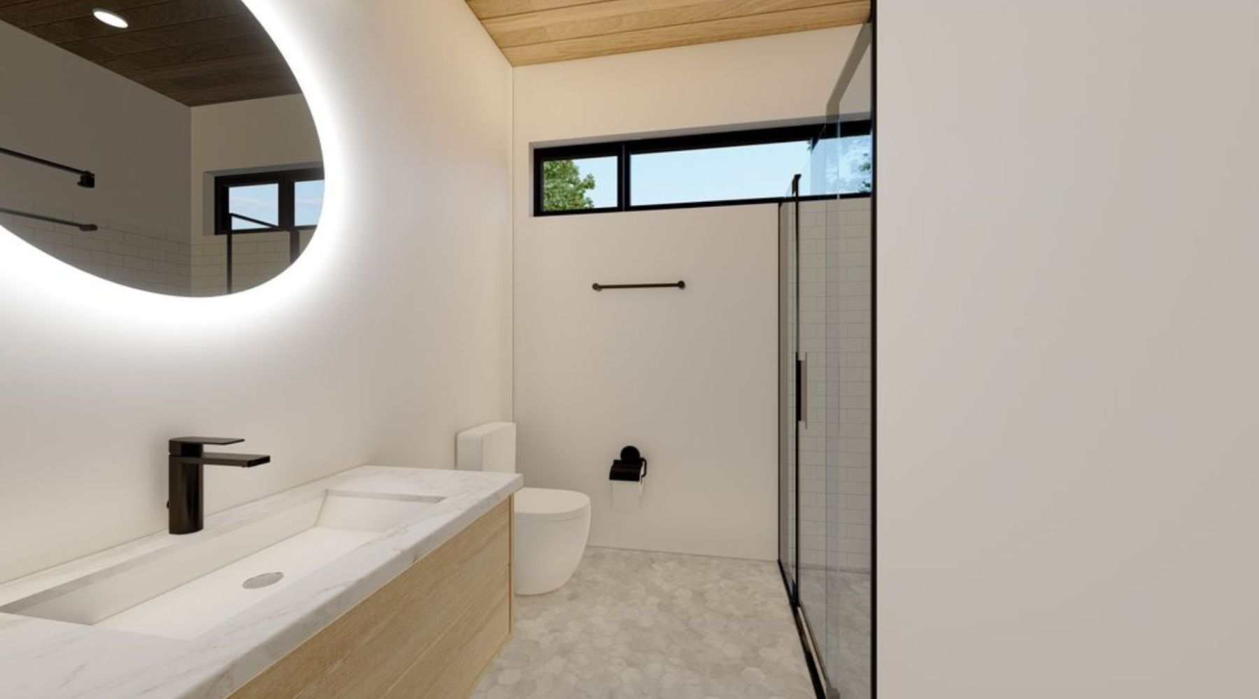 modular home bathroom