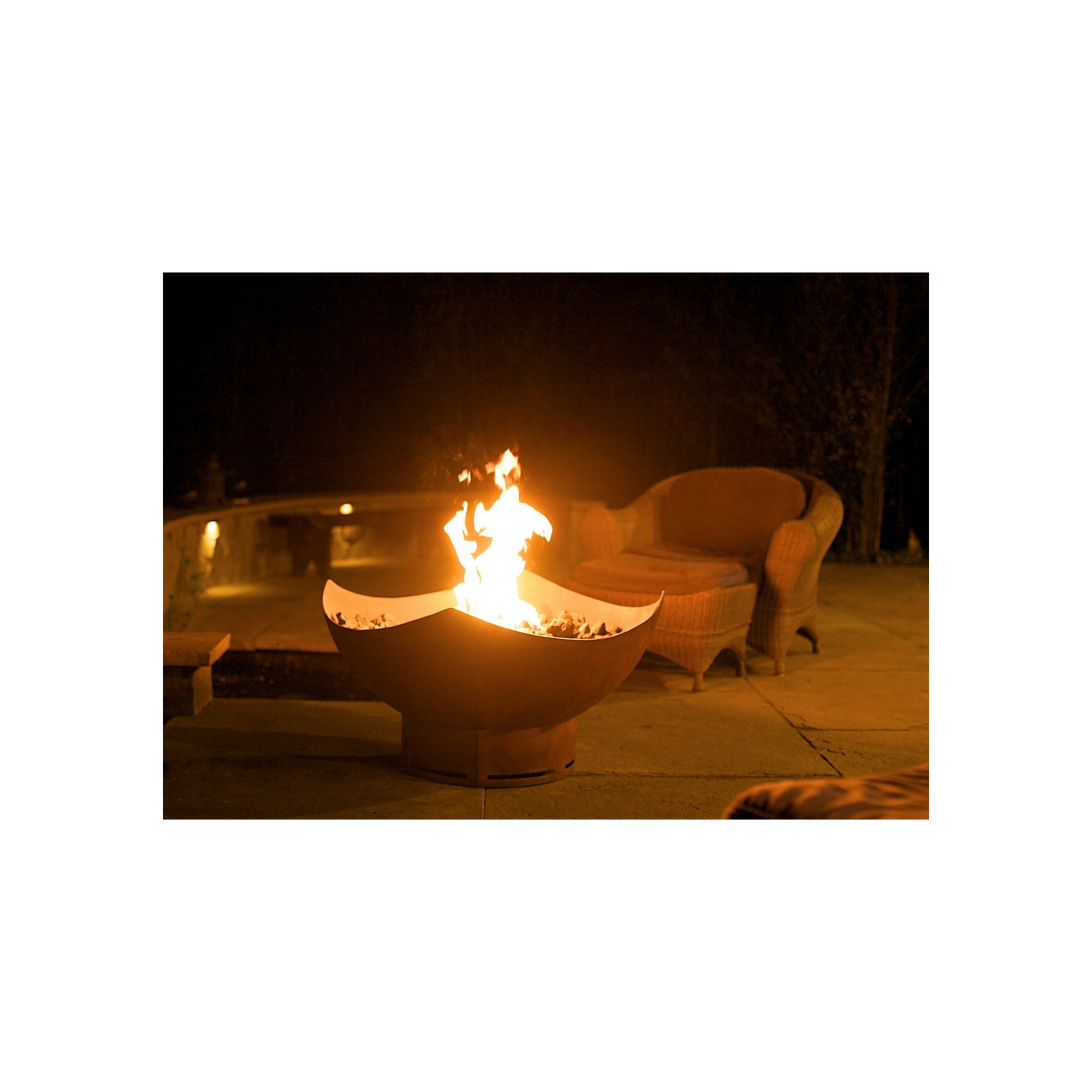 Fire Pit Art Manta Ray