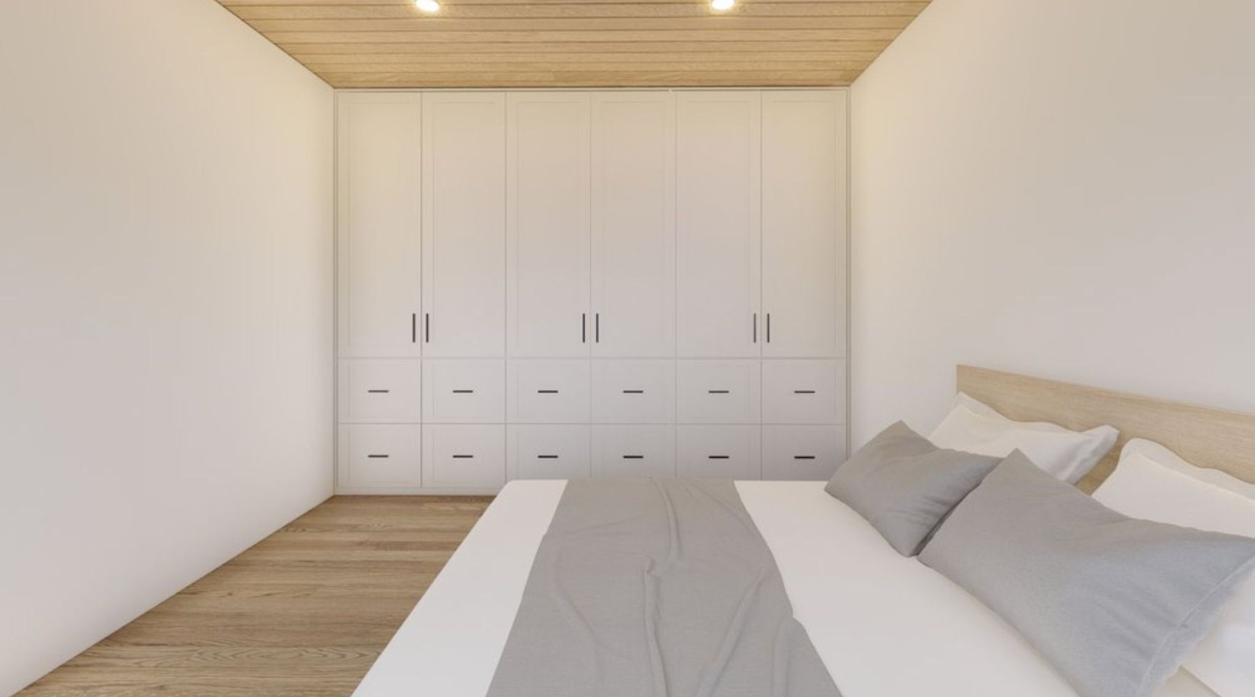 modular home bedroom