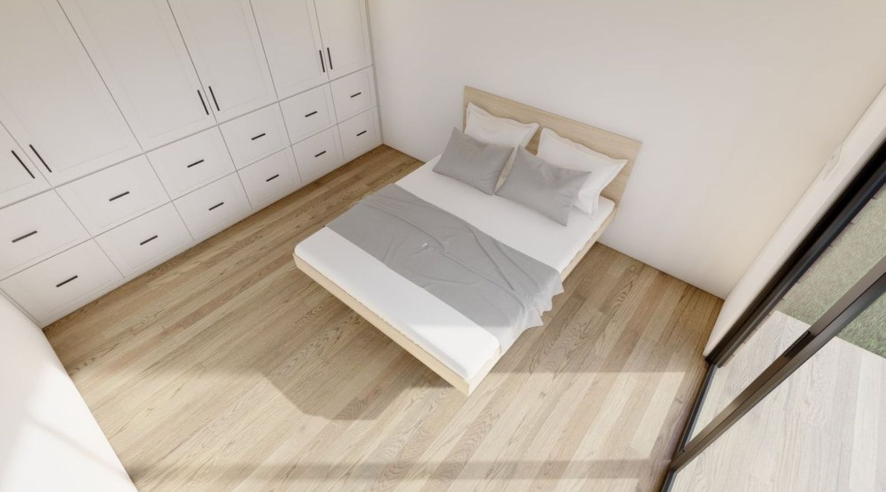 modular home bedroom