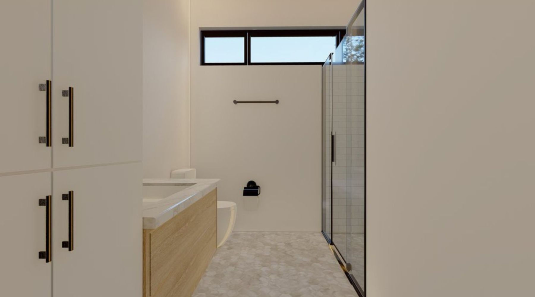 modular home bathroom