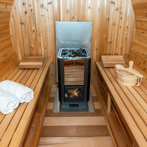 Leisurecraft Karhu Wood Burning Sauna Heater with Rocks